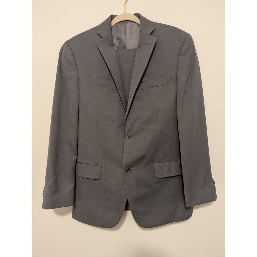 Michael Kors Men’s Gray Suit Set Blazer & Pants Size 38R Dress Formal